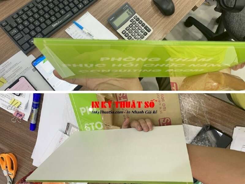 In Mica trong 5li, in UV ngược, có lót trắng full nền - Ảnh: 4