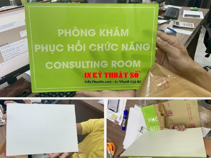 In Mica trong 5li, in UV ngược, có lót trắng full nền - Ảnh: 2
