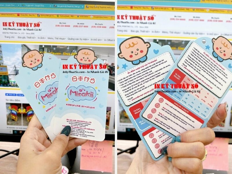 In tag sản phẩm, tag giá sản phẩm, name tag sản phẩm làm tem nhãn phụ TPHCM - Ảnh: 1