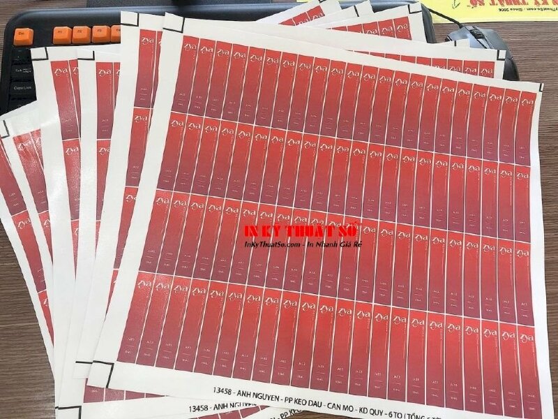 In tem nhãn dán chai nước hoa - In Kỹ Thuật Số Since 2006 - Ảnh: 2