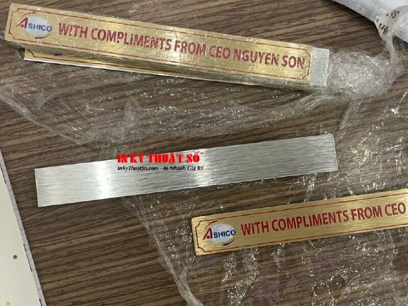 In kỷ niệm chương kim loại - In Kỹ Thuật Số Since 2006