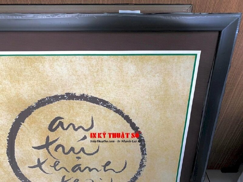 In tranh An Trú Thảnh Thơi khung viền đen vải canvas - In Kỹ Thuật Số Since 2006 - Ảnh: 2