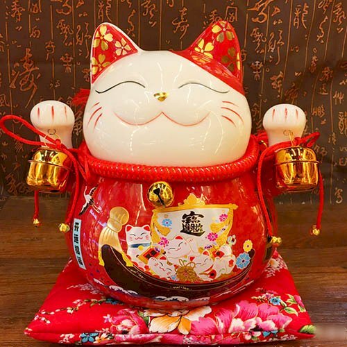 Hình ảnh mèo thần tài Maneki neko dễ thương
