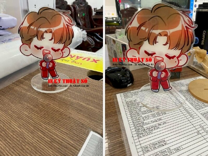In standee chibi mica in UV 2 mặt - In Kỹ Thuật Số Since 2006 - Ảnh: 3