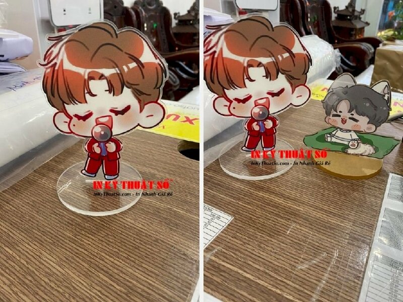 In standee chibi mica in UV 2 mặt - In Kỹ Thuật Số Since 2006 - Ảnh: 2