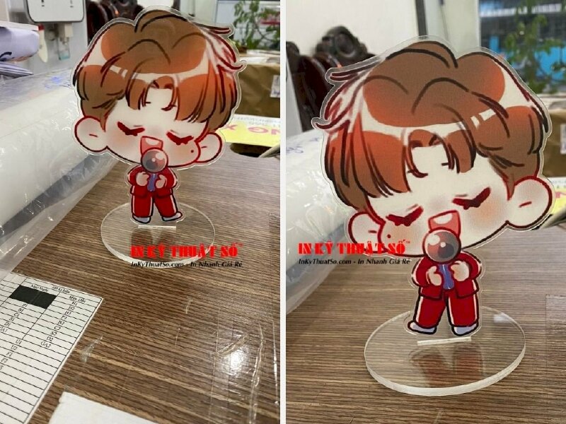 In standee chibi mica in UV 2 mặt - In Kỹ Thuật Số Since 2006 - Ảnh: 1
