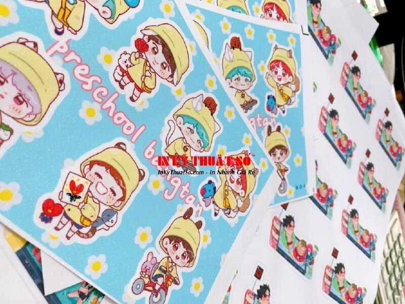 In sticker decal cán kim sa - vật phẩm Merch Kpop - Merch idol - In Kỹ Thuật Số Since 2006 - Ảnh: 3
