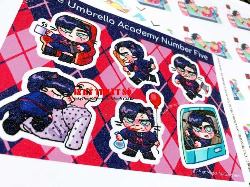 In sticker decal cán kim sa - vật phẩm Merch Kpop - Merch idol - In Kỹ Thuật Số Since 2006 - Ảnh: 1