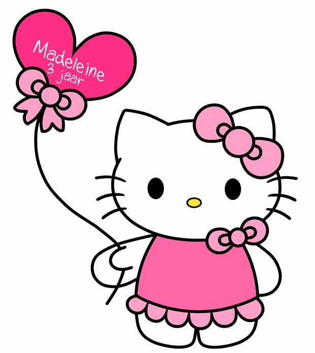 Hình ảnh mèo hoạt hình hello kitty cute