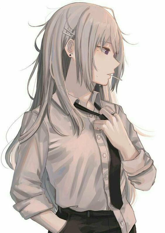 Ảnh nền anime cô gái cool ngầu, phong cách cho iPhone, Android