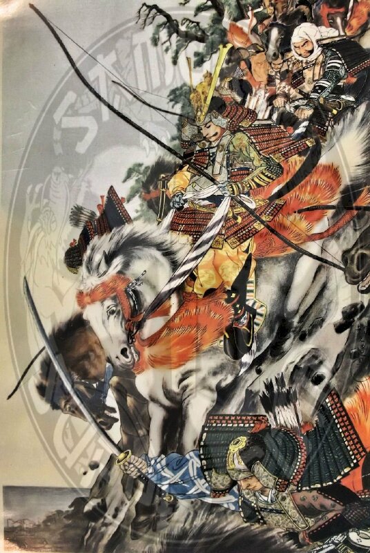 Hình nền điện thoại tranh vẽ Samurai biểu tượng khí chất con người Nhật Bản