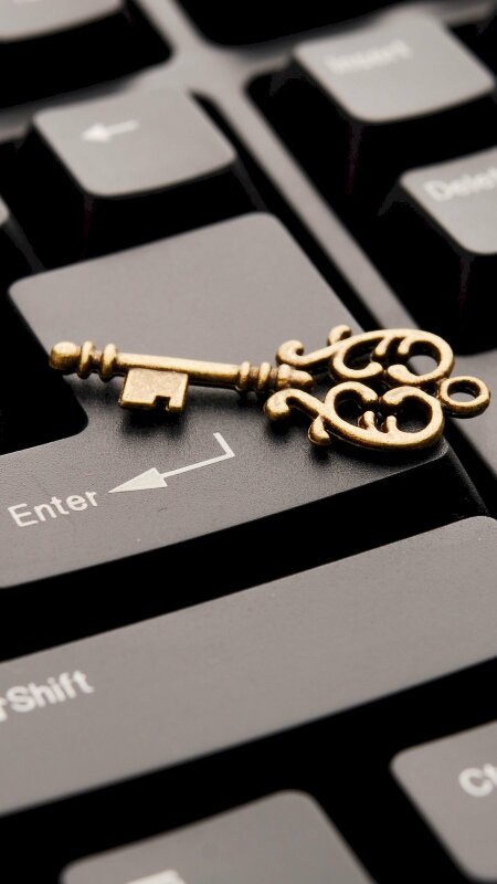 Hình nền điện thoại chìa khóa của thành công là chăm chỉ làm việc