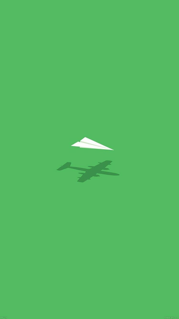 Hình nền điện thoại máy bay giấy, máy bay cất cánh ước mơ lớn