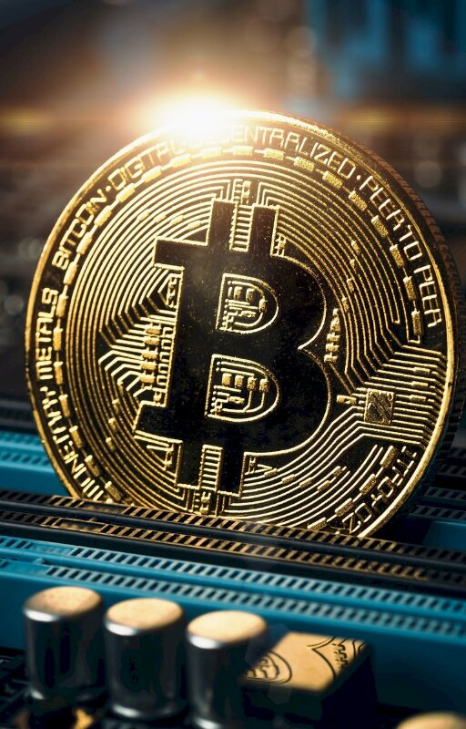 Hình nền công nghệ với hình ảnh đồng tiền ảo và tiền điện tử Bitcoin đẹp số  8  Cryptocurrency Buy bitcoin Bitcoin transaction