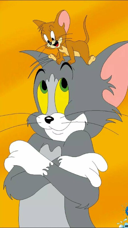 Hình hình ảnh đáng yêu và dễ thương xinh tươi của Tom and Jerry thực hiện wallpaper năng lượng điện thoại