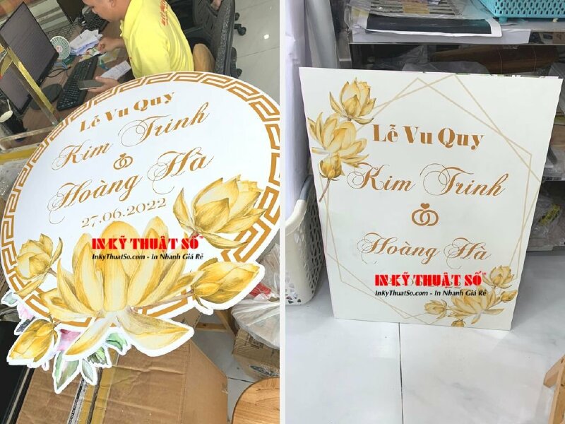 In bảng Vu Quy PP bồi format - In Kỹ Thuật Số Since 2006