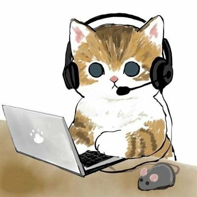 Hình ảnh mèo hacker chibi cute