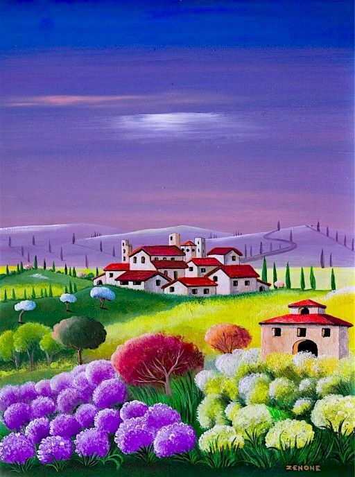 Tranh phong cảnh Châu Âu hiện đại đẹp nhất 