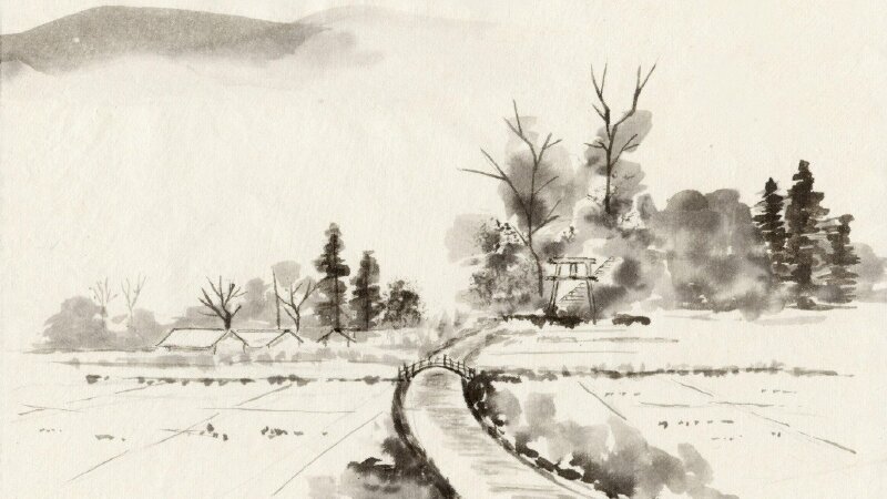 Tranh phong cảnh cổ đại Trung Quốc chất lượng cao