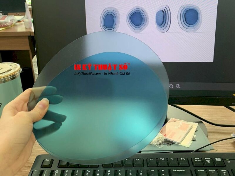 In tấm mica mờ sần theo yêu cầu - In Kỹ Thuật Số Since 2006 - Ảnh: 1