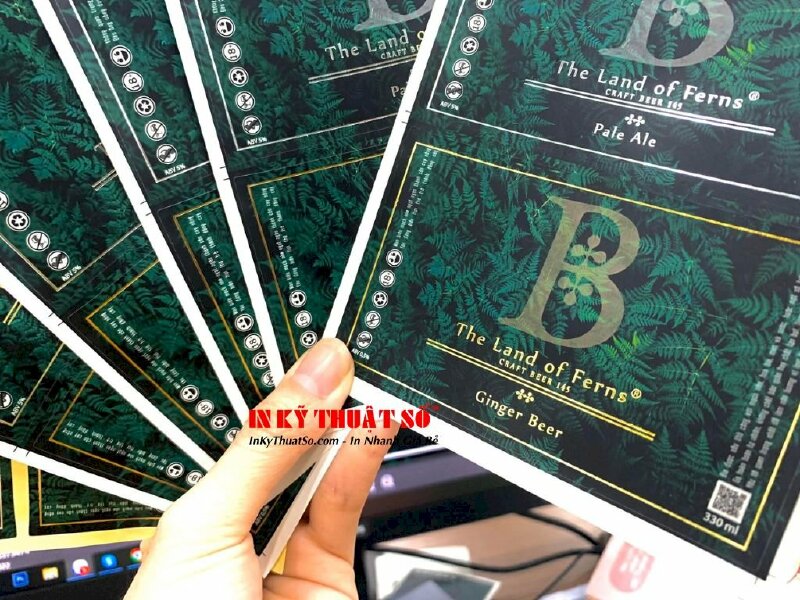 In Tem Decal giấy ép kim sản phẩm thức uống có cồn - In Kỹ Thuật Số Since 2006 - Ảnh: 4