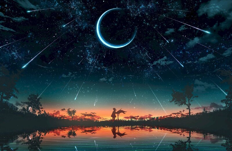 Top 96+ về phong cảnh ảnh bầu trời đêm đẹp anime - Eteachers