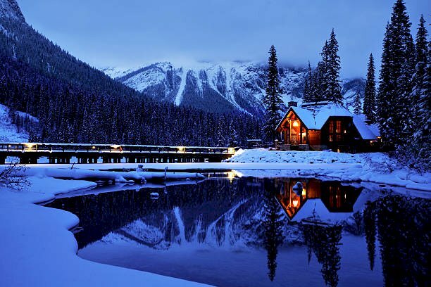 101 mẫu tranh phong cảnh mùa đông đẹp nhất, chất lượng cao, tải miễn phí