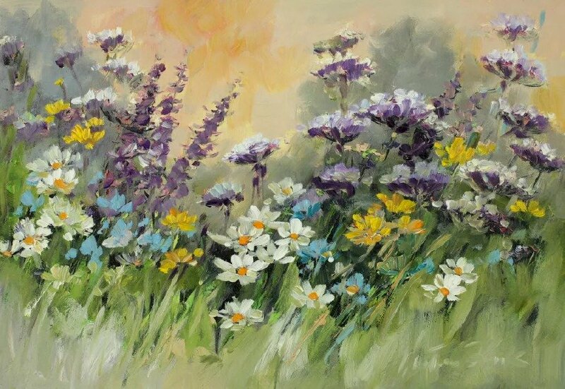 Tranh phong cảnh hoa đẹp