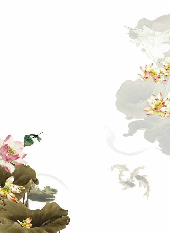 Tranh phong cảnh hoa sen làm hình nền tuyệt đẹp