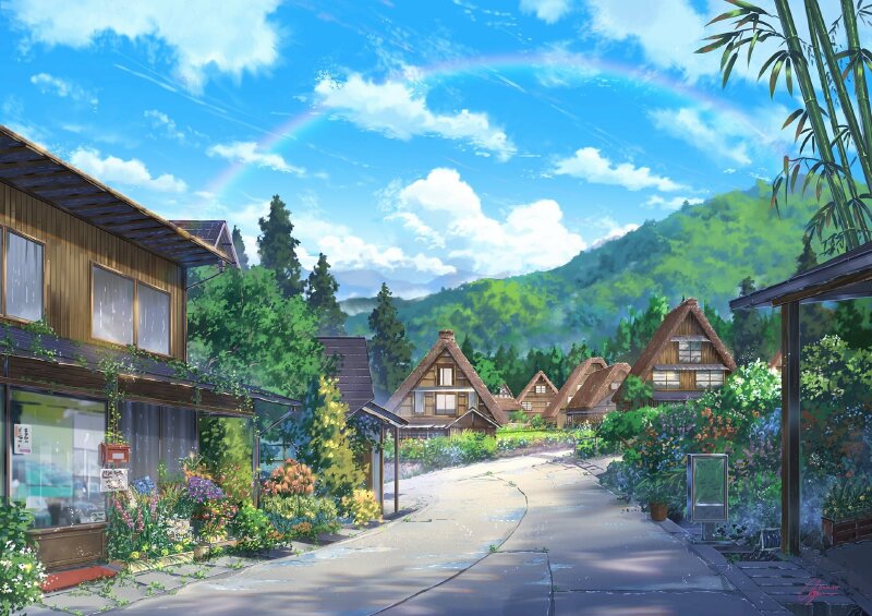 Tổng hợp 67+ về hình nền anime phong cảnh mới nhất - Du học Akina