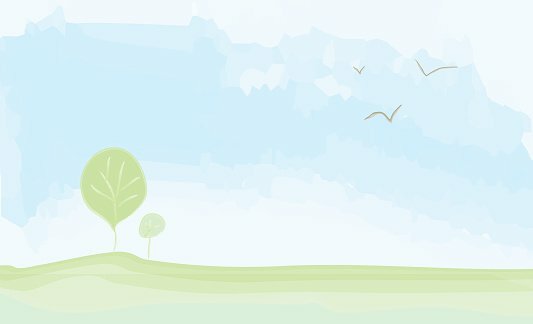 Tranh phong cảnh mùa hè thật bình yên nhẹ nhàng