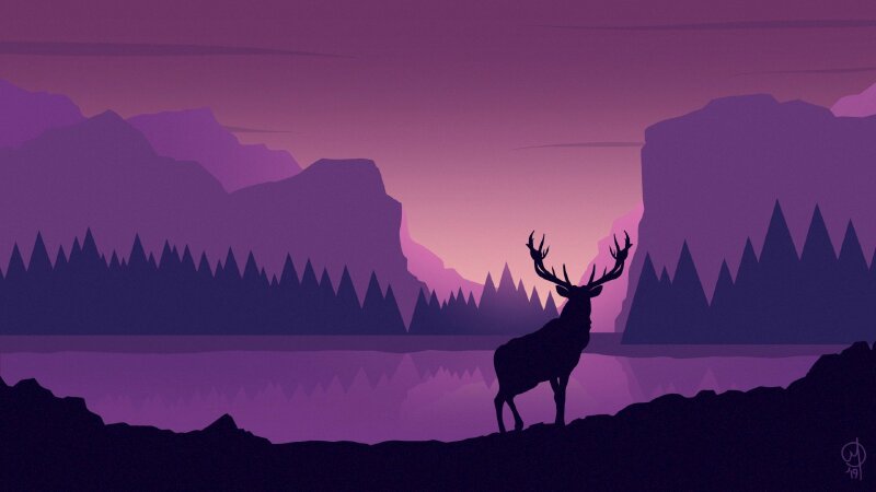 Tranh phong cảnh rừng núi hùng vĩ