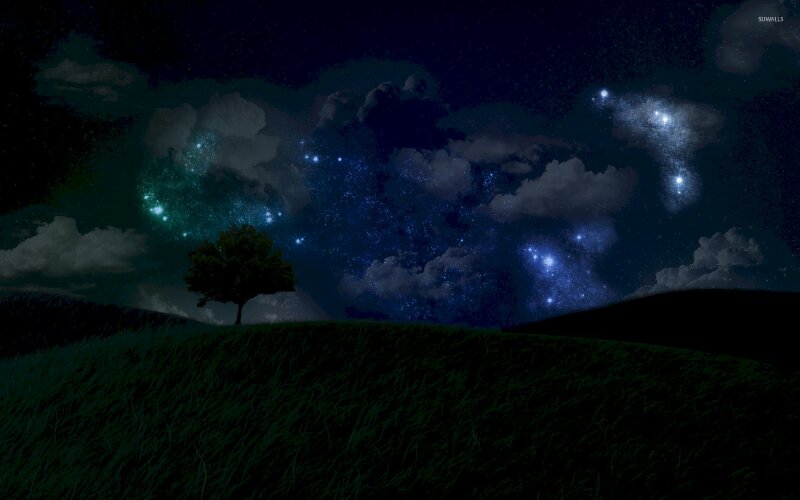 Đêm trăng sắc màu | Giấy dán tường dải ngân hà, Phong cảnh, Nhiếp ảnh ngoài  trời