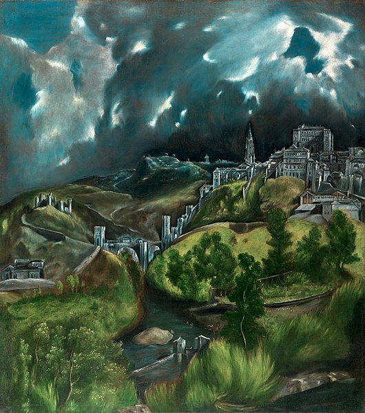  Tranh phong Cảnh ở Toledo của El Greco - El Greco View of Toledo