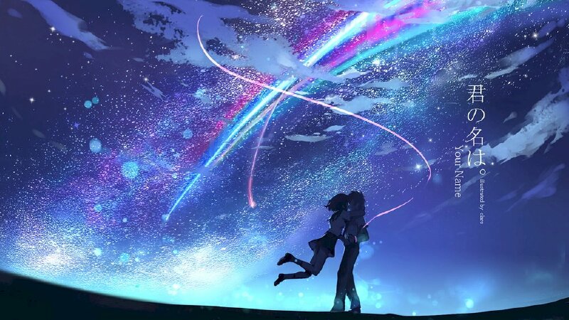  Tranh  dán tường anime Your Name đẹp nhất 