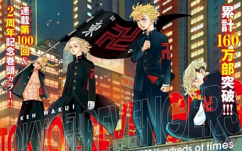 Tranh dán dán tường anime Tokyo Revengers ngầu 