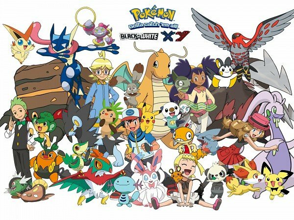 Tranh dán tường anime Pokemon cute 