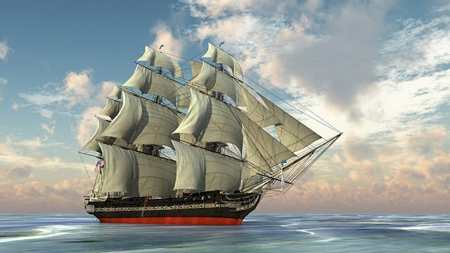 Tranh phong cảnh thuận buồm xuôi gió mang đến may mắn trong kinh doanh cho người mệnh thủy 