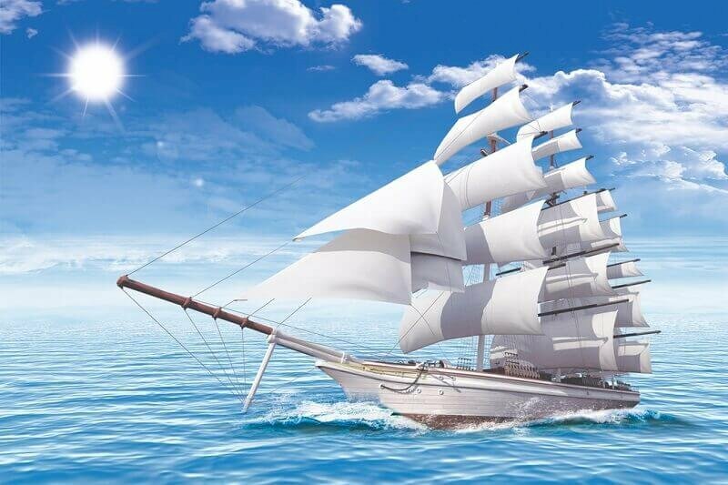 Tranh phong cảnh thuận buồm xuôi gió cho người mệnh thủy đẹp nhất