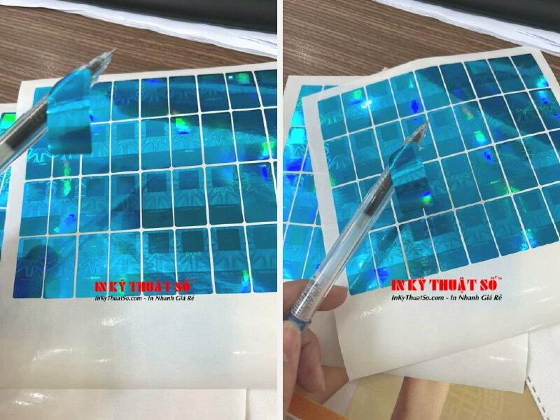 In tem Hologram chống giả cho shop - In Kỹ Thuật Số Since 2006 - Ảnh: 1