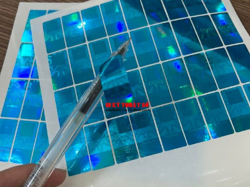 In tem Hologram chống giả cho shop - In Kỹ Thuật Số Since 2006 - Ảnh: 2