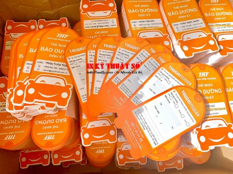 In tem treo làm thẻ nhắc bảo dưỡng định kỳ - In Kỹ Thuật Số Since 2006 - Ảnh: 3