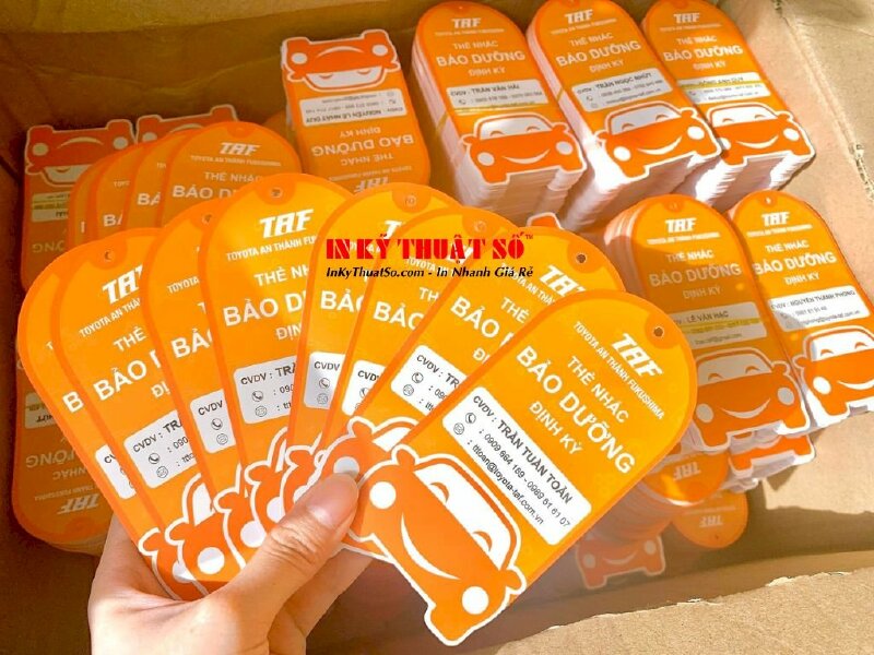 In tem treo làm thẻ nhắc bảo dưỡng định kỳ - In Kỹ Thuật Số Since 2006 - Ảnh: 2