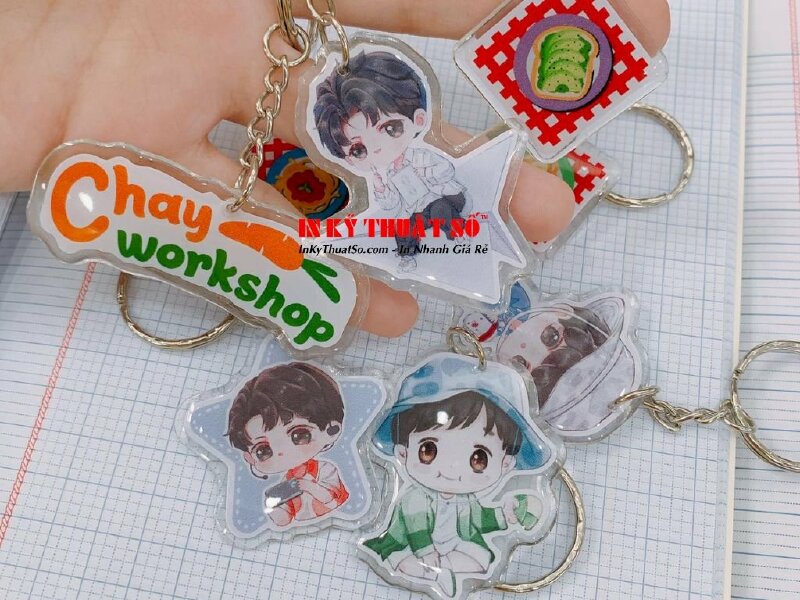 In móc khóa Acrylic theo yêu cầu - In Kỹ Thuật Số Since 2006 - Ảnh: 2