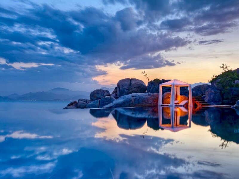 Tranh phong cảnh L'Alya Ninh Van Bay Nha Trang thuộc tỉnh Khánh Hòa