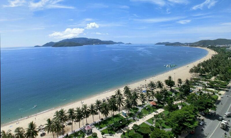 Tranh phong cảnh biển Nha Trang xanh mát