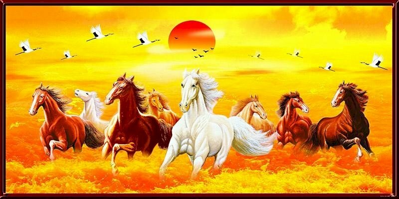 Tranh phong cảnh ý nghĩa mạnh mẹ dũng mãnh cho người mệnh Hỏa