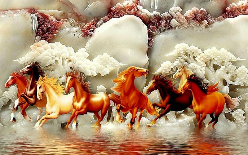 Tranh phong thủy hút tài lộc cho người mệnh Thổ