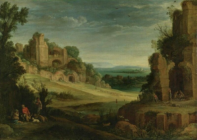 Tranh phong cảnh nơi thôn quê của La Mã cổ đại