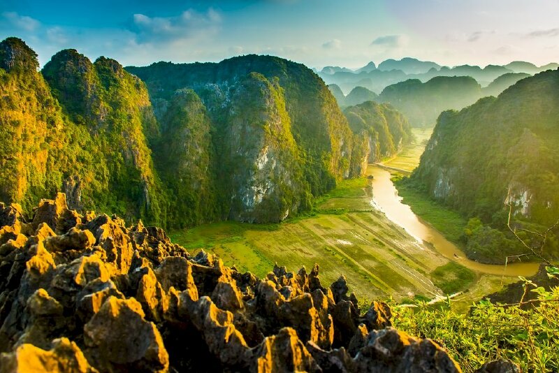 101 mẫu tranh phong cảnh Ninh Bình đẹp nhất, chất lượng cao, tải miễn phí